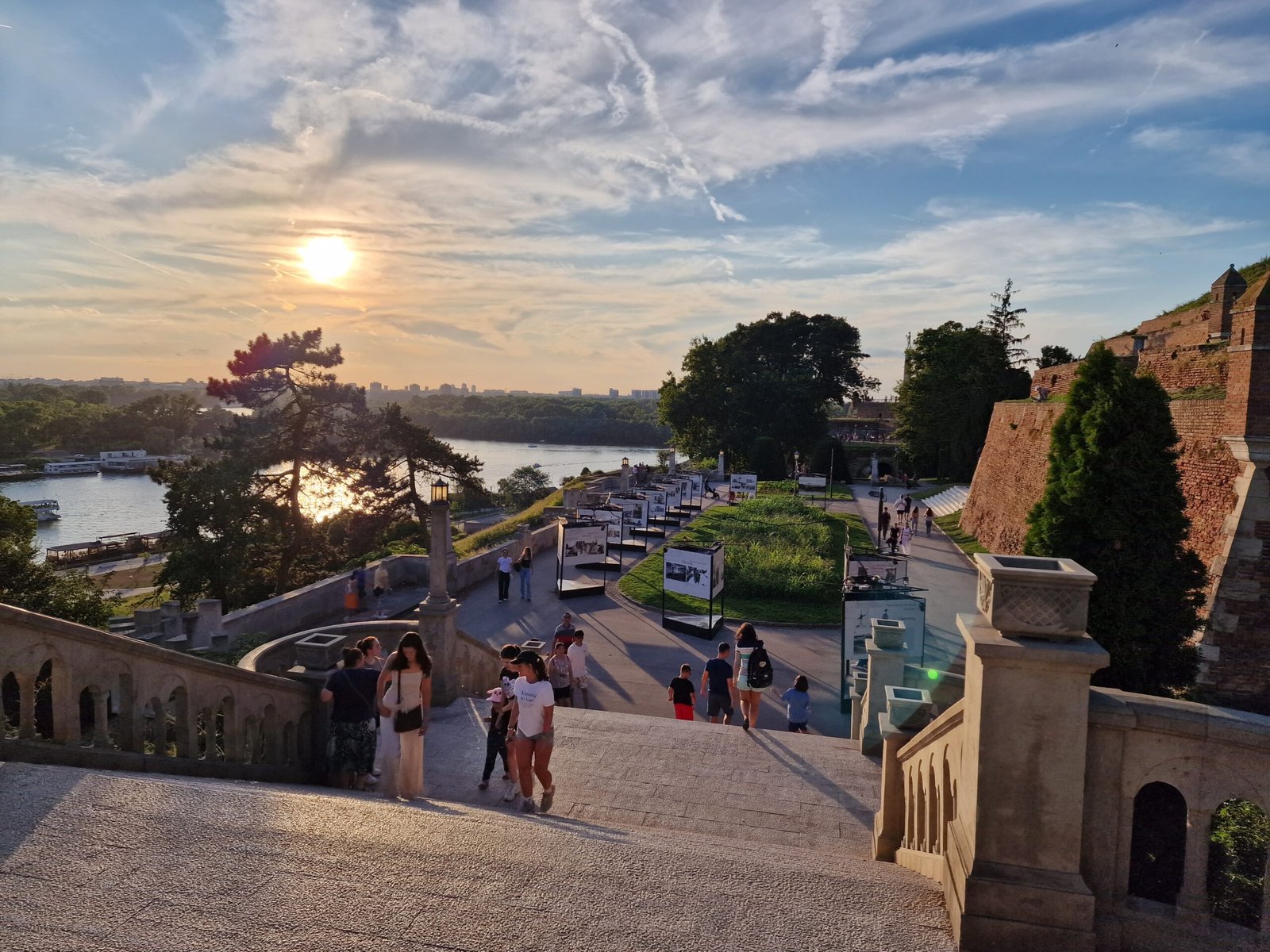 Kalemegdan fortress and sunset in Belgrade - Belgrade Unlocked guide