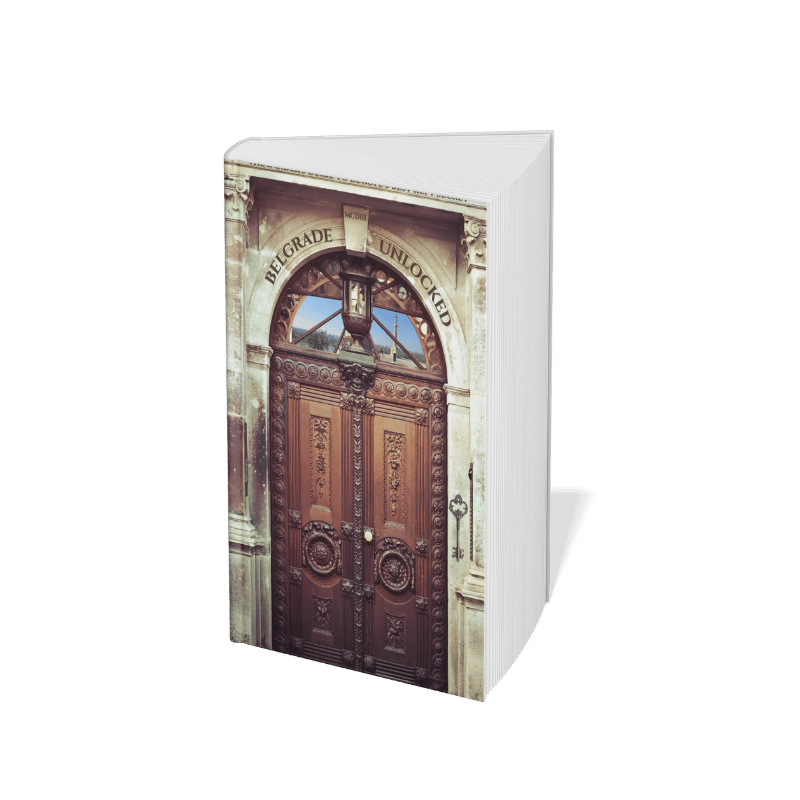 Belgrade Unlocked 3D e-book cover and travel guide
